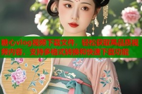 糖心vlog视频下载文件，轻松获取高品质视频内容，支持多格式转换和快速下载功能