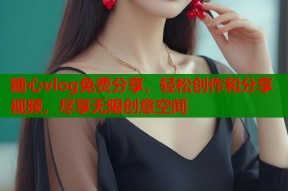 糖心vlog免费分享，轻松创作和分享视频，尽享无限创意空间