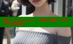 糖心Vlog Nicolove：创意短视频，轻松分享你的精彩