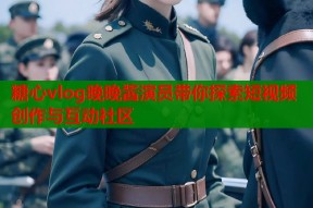 糖心vlog晚晚酱演员带你探索短视频创作与互动社区