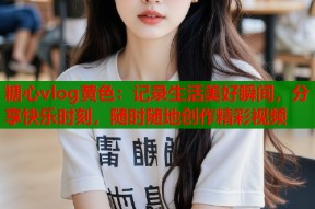 糖心vlog黄色：记录生活美好瞬间，分享快乐时刻，随时随地创作精彩视频