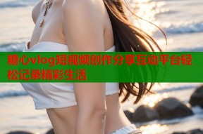 糖心vlog短视频创作分享互动平台轻松记录精彩生活