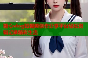 糖心vlog短视频创作分享平台轻松剪辑记录精彩生活