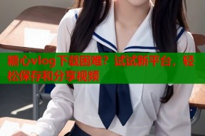 糖心vlog下载困难？试试新平台，轻松保存和分享视频