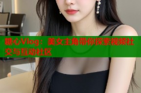 糖心Vlog：美女主角带你探索视频社交与互动社区
