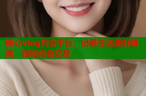 糖心vlog约会平台，记录生活美好瞬间，轻松约会交友