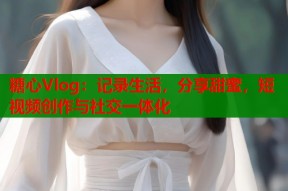 糖心Vlog：记录生活，分享甜蜜，短视频创作与社交一体化