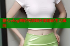 糖心vlog喵轻松剪辑分享精彩生活瞬间