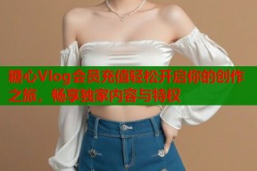 糖心Vlog会员充值轻松开启你的创作之旅，畅享独家内容与特权