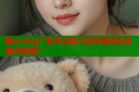 糖心vlog广告平台助力创作者轻松变现内容推广