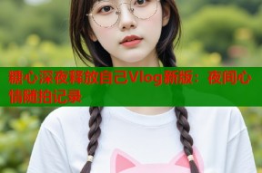 糖心深夜释放自己Vlog新版：夜间心情随拍记录