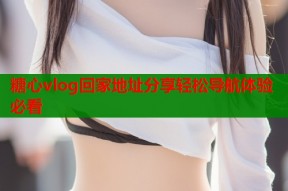 糖心vlog回家地址分享轻松导航体验必看