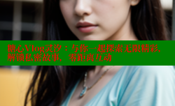 糖心Vlog灵汐：与你一起探索无限精彩，解锁私密故事，零距离互动