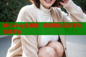 糖心Vlog金喜雅：短视频社区分享与互动平台