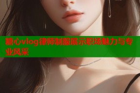糖心vlog律师制服展示职场魅力与专业风采