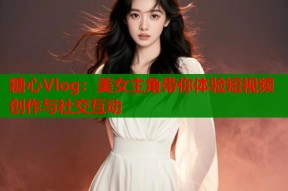糖心Vlog：美女主角带你体验短视频创作与社交互动