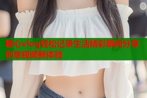 糖心vlog轻松记录生活精彩瞬间分享创意视频新体验
