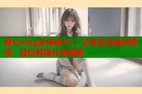 糖心vlog安卓版V1：记录生活美好瞬间，轻松剪辑分享视频