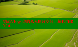 糖心Vlog- 你的私人影片空间，精彩由你定义