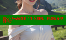 糖心Vlog免费看：午夜福利，刺激视界即刻开启