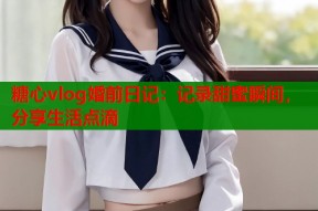 糖心vlog婚前日记：记录甜蜜瞬间，分享生活点滴
