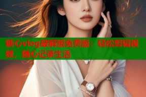 糖心vlog破解版免费版：轻松剪辑视频，随心记录生活