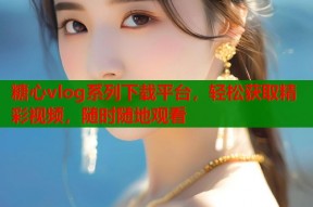 糖心vlog系列下载平台，轻松获取精彩视频，随时随地观看
