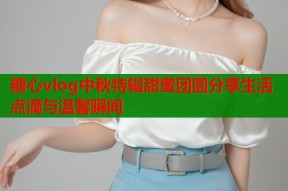 糖心vlog中秋特辑甜蜜团圆分享生活点滴与温馨瞬间