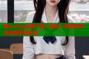 糖心vlog官网下载二维码一键获取专业视频剪辑体验