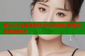 糖心vlog美食制作全记录轻松学做创意甜品秘诀