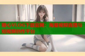 糖心VLOG下载官网：海量视频直播与短视频创作平台