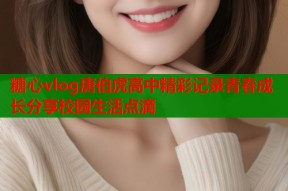 糖心vlog唐伯虎高中精彩记录青春成长分享校园生活点滴