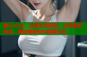 糖心vlog：记录生活瞬间，分享美好时光，随时随地创作视频日志