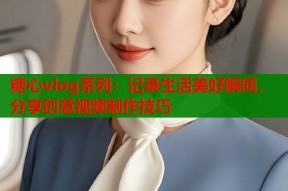 糖心vlog系列：记录生活美好瞬间，分享创意视频制作技巧