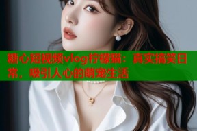 糖心短视频vlog柠檬猫：真实搞笑日常，吸引人心的萌宠生活