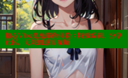 糖心Vlog兔兔带你体验：特效编辑，分享社区，无限创意短视频
