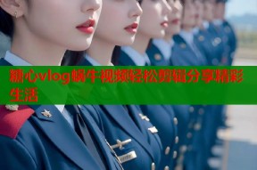 糖心vlog蜗牛视频轻松剪辑分享精彩生活