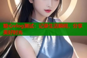 糖心vlog测试：记录生活瞬间，分享美好时光