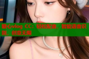 糖心vlog CC：轻松配音，智能语音识别，创意无限