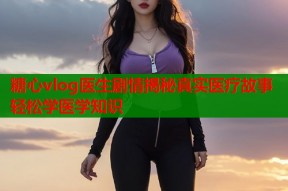 糖心vlog医生剧情揭秘真实医疗故事轻松学医学知识