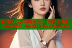 国产糖心vlog闺蜜到访女主，记录生活点滴，分享美好瞬间，短视频社交平台尽享互动乐趣