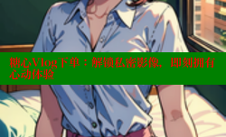 糖心Vlog下单：解锁私密影像，即刻拥有心动体验