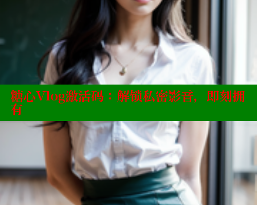 糖心Vlog激活码：解锁私密影音，即刻拥有 糖心VLOG 第1张