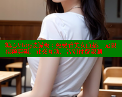 糖心Vlog破解版：免费看美女直播，无限视频剪辑，社交互动，告别付费限制 糖心logo入口官网 第1张
