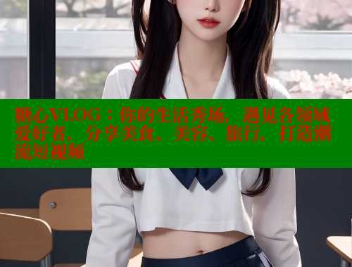 糖心VLOG：你的生活秀场，遇见各领域爱好者，分享美食、美容、旅行，打造潮流短视频 糖心logo入口官网 第1张