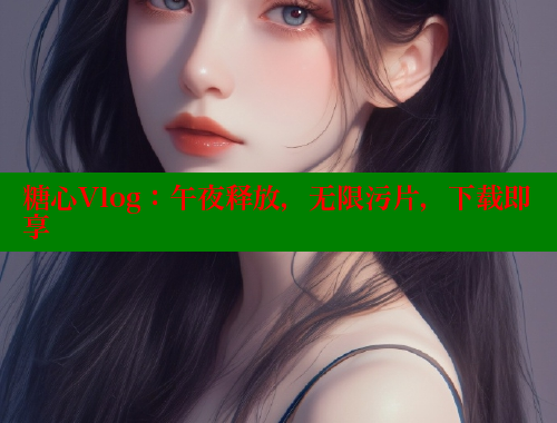 糖心Vlog：午夜释放，无限污片，下载即享 糖心VLOG 第1张
