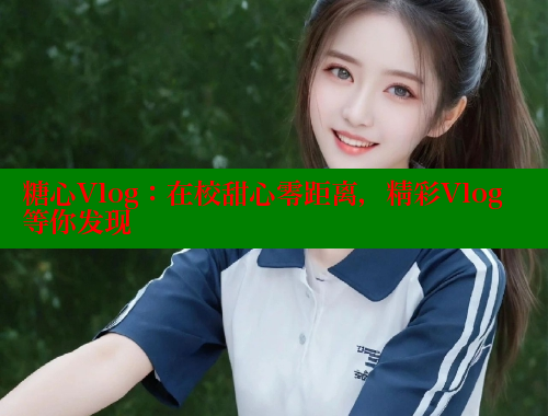糖心Vlog：在校甜心零距离，精彩Vlog等你发现 糖心vlog官网观看 第1张