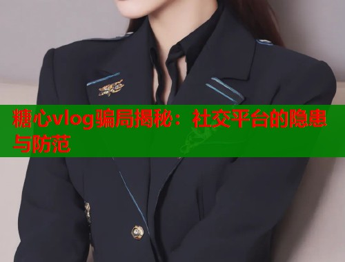 糖心vlog骗局揭秘：社交平台的隐患与防范  第1张