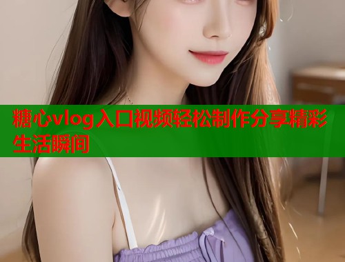 糖心vlog入口视频轻松制作分享精彩生活瞬间  第2张