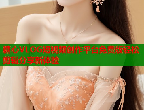 糖心VLOG短视频创作平台免费版轻松剪辑分享新体验  第1张